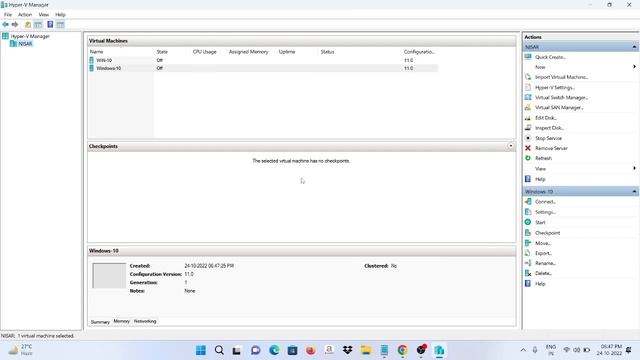 How to create virtual machine on windows 11/10 Hyper-V. virtual machine kaise create Karen Hyper смотреть онлайн