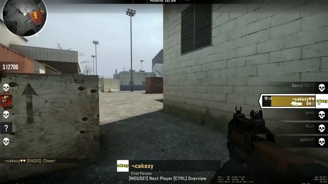 CS:GO Cakezy Match Making team down clutch w/ P90 смотреть онлайн