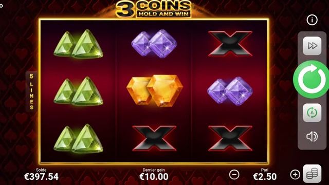 Des Coins et du win?! Slot: 3 Coins. смотреть онлайн