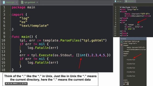 Golang Templates смотреть онлайн