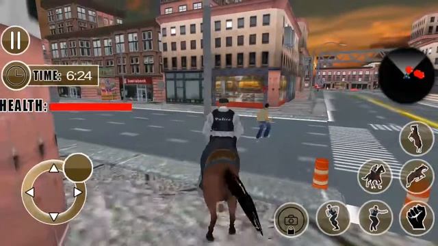 Police Horse Criminal Chase # Horse Games - Android Gameplay смотреть онлайн