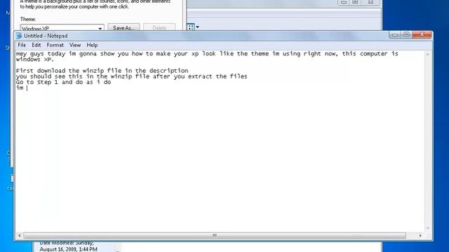 How to Change you theme from XP to Win 7 смотреть онлайн