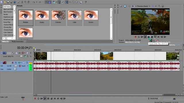 Как ускорить видео и звук в vegas pro10 смотреть онлайн