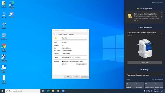 EFS Use In Workgroups Part 1 - 25 Feb 2022