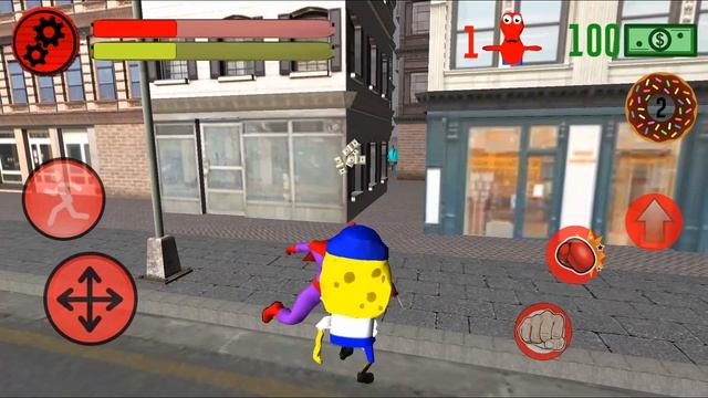 Sponge Simulator City Survival | Android Gameplay. смотреть онлайн