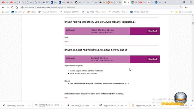 WINDOWS 10 : Wacom Bamboo CTH-470 tablet pen not working due to drivers problem смотреть онлайн