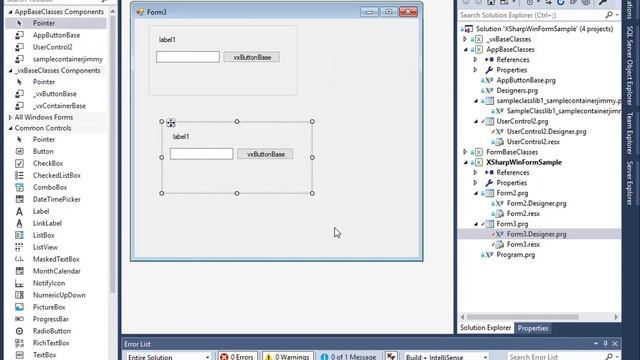 User Control in Visual Studio Form designer смотреть онлайн