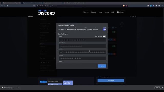 DeepL Translation Integration in Discord using Better Discord Translation Plugin смотреть онлайн