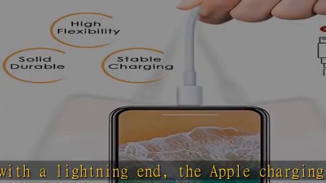 4 Pack [Apple MFi Certified] Apple Charging Cables 6ft, iPhone Chargers Lightning Cable 6 Foot, Fas смотреть онлайн
