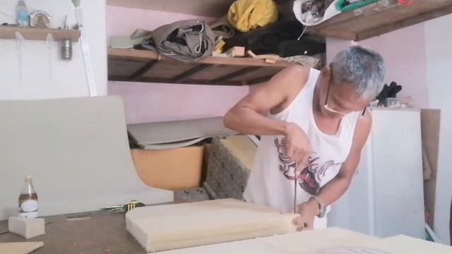 HOW TO MAKE A SEAT PAD by Jelson "Dodong" Mistula in Mistula General Upholstery смотреть онлайн