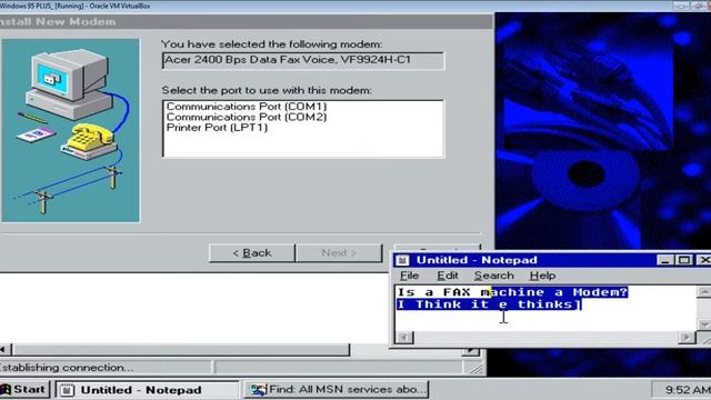 Trying out Windows 95 in a VM смотреть онлайн