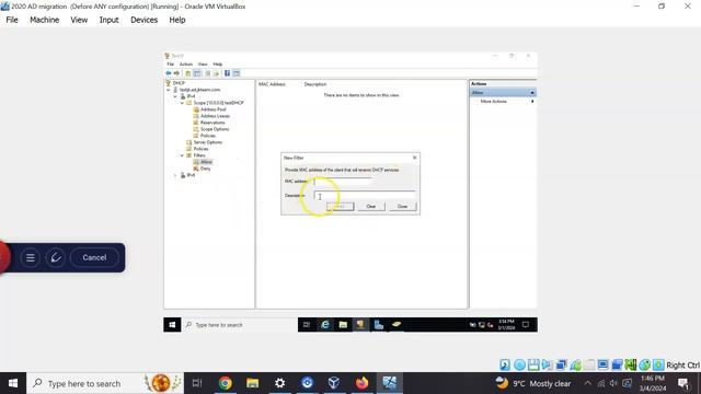 How to setup the Allow and Deny MAC filter in DHCP 2022 server смотреть онлайн