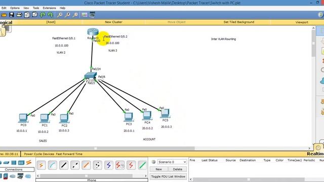 How to Configure Inter VLAN Routing on CISCO Switch, Part 2 смотреть онлайн