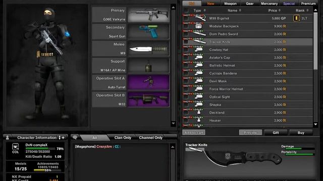 Tracker Knife perm Combat Arms смотреть онлайн