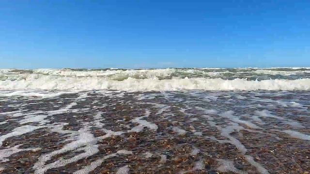 Sea Waves approaching to Camera / Interesting view смотреть онлайн
