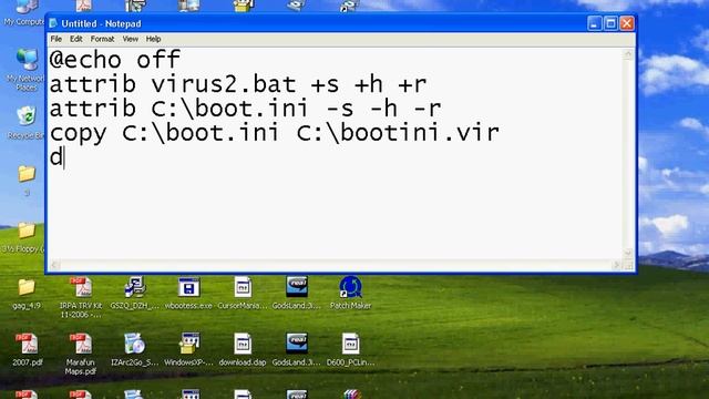 WARNING DESTRUCTIVE BATCH FILE!!!! смотреть онлайн