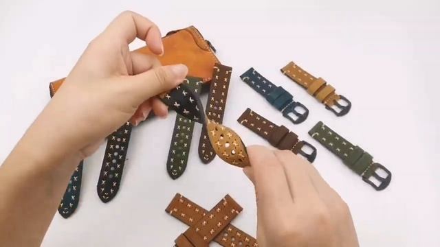 New Genuine Leather Watch Band Design for iWatch Apple Watch Series смотреть онлайн