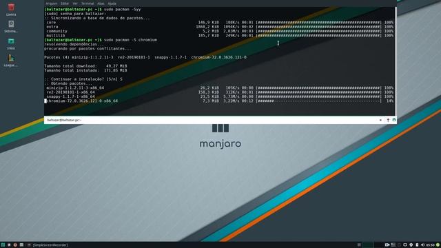 Como instalar o Chromium no Manjaro! смотреть онлайн
