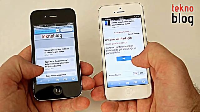 iPhone 5 vs iPhone 4S смотреть онлайн