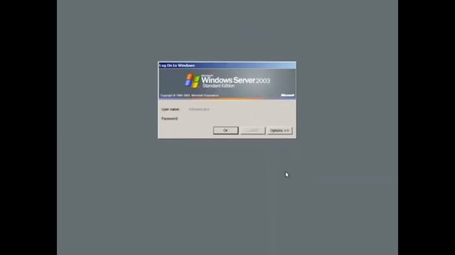 Microsoft Windows Server 2003 Boot Animation & shutdown смотреть онлайн