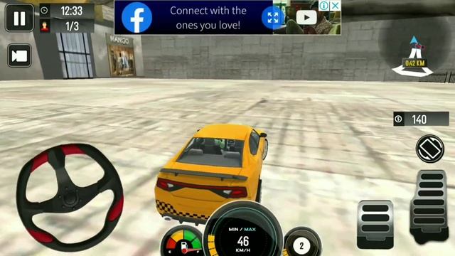 TAXI CAR GAME || cab car service driving simulator || android gameplay || смотреть онлайн