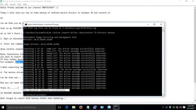 android device drivers backup and restore in windows 10