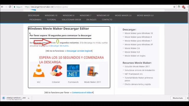COMO DESCARGAR MOVIE MAKER PARA WINDOWS XP, 7, 8 Y 10 смотреть онлайн