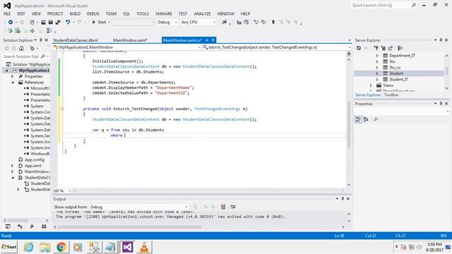 Search - Visual Studio full project connected with SQL Data Base - Part 05 смотреть онлайн