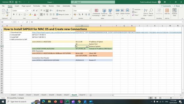How to Install or Update SAP GUI 7.80 Rev 5 on macOS and create New Connections (2024) смотреть онлайн