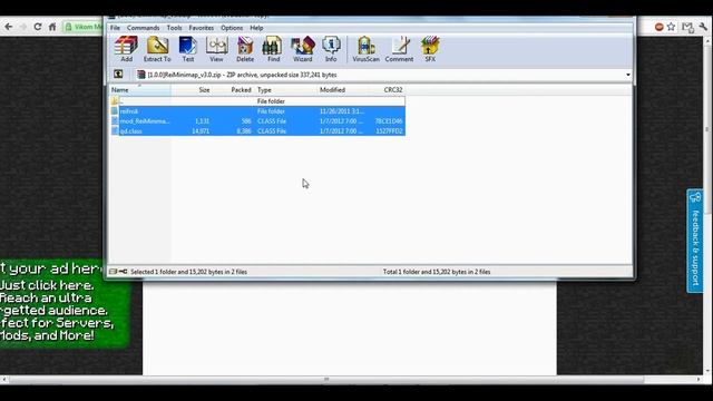 (Installation Tutorial) How to Download and Install a Minecraft Mod, Rei's Minimap [HD] смотреть онлайн