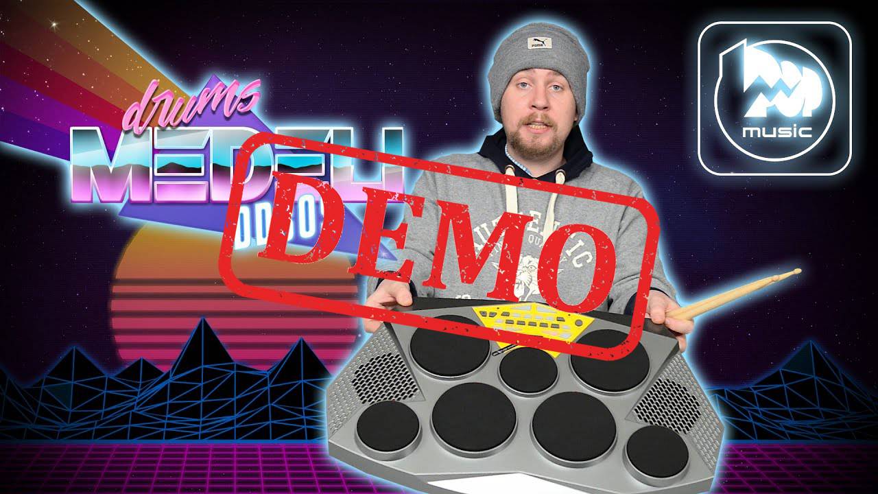 Электронная ударная установка MEDELI DD309 - демонстрация звучания смотреть онлайн