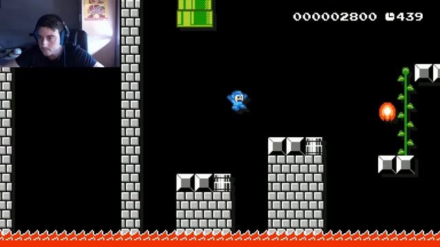 Super Mario Maker - Niveles Megaman - Fireman смотреть онлайн