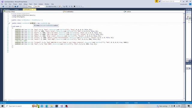 How to Create a Multiplayer Card Game in Unity 3.5: Better List Explanation смотреть онлайн