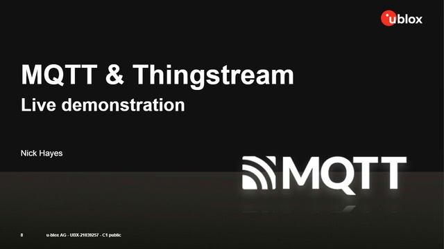 u-blox . The Power of MQTT. Industry Tech Days Virtual Conference. смотреть онлайн