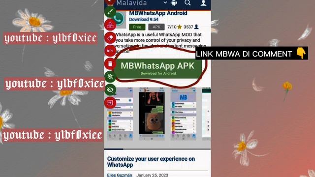 cara download MBWhatsApp work100%🤫 смотреть онлайн