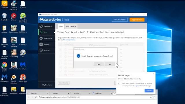 KILL Virus Malware Thegoodcaster POP UP смотреть онлайн