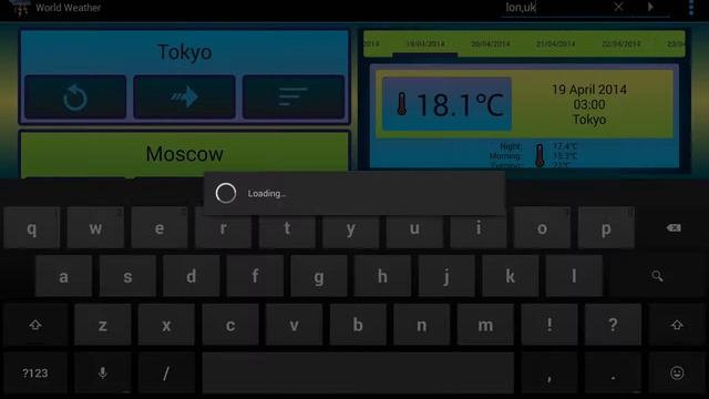 World Weather (Android app) смотреть онлайн