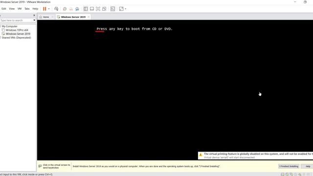 Downloading And Installing Windows Server 2019 in VMWare Workstation 16 Pro смотреть онлайн
