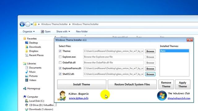 Windows 7: Installing Themes (For Beginners) смотреть онлайн