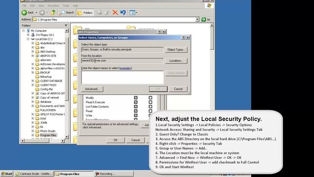 Optimizing the WinRestUser user account in the Windows© OS смотреть онлайн