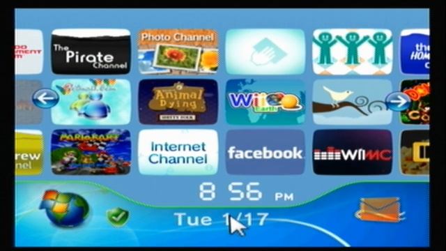 Windows 7 Wii Menu Theme Test смотреть онлайн