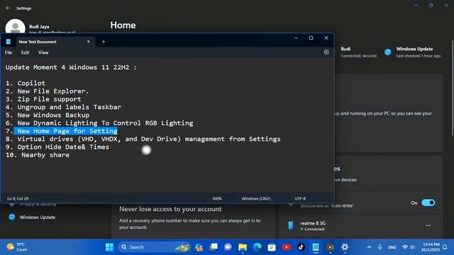 Apa Saja Update Moment 4 Windows 11 22H2 (KB5030310)?🤔 смотреть онлайн