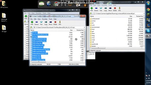 Minecraft how to install too many items mod 1.2.5 windows 7 смотреть онлайн