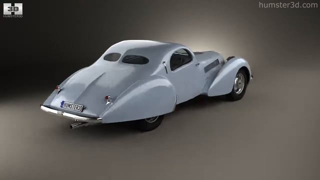 Talbot-Lago Teardrop Coupe 1938 3D model by 3DModels.org смотреть онлайн