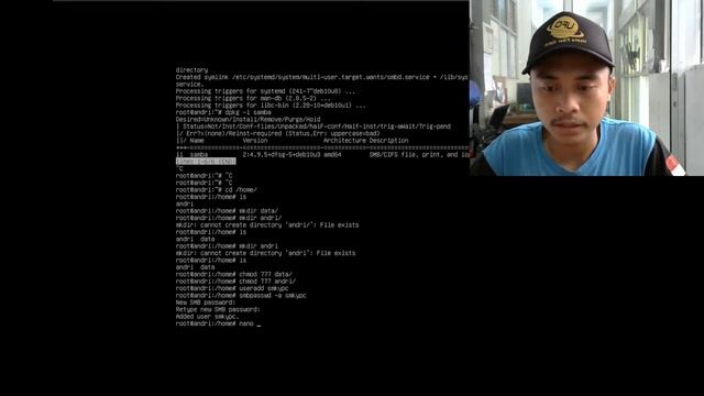 #4 CARA INSTALL SAMBA SERVER DI DEBIAN 10.12.0 VMware смотреть онлайн