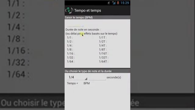Application NoteConverter pour Android (conversion d'unités audio) смотреть онлайн