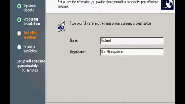 Virtual Machine: Installing Windows 2003 смотреть онлайн