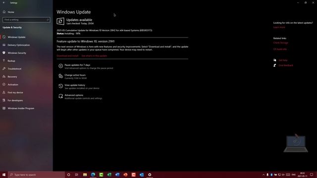 [KB5003173] Cumulative update for Windows 10 version 20H2 - May 2021 Patch Tuesday! смотреть онлайн