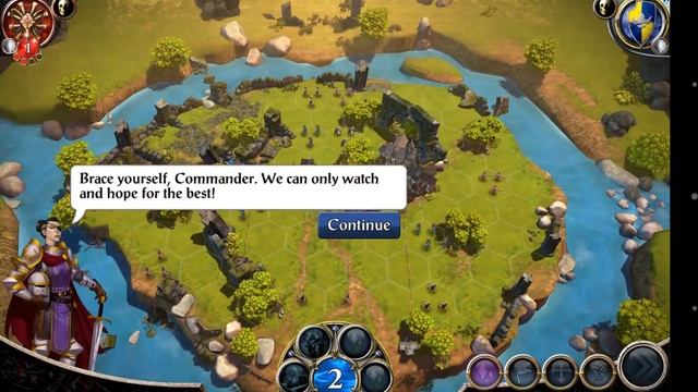 Battle Lore Android and IOS Gameplay HD (turn based strategy game ) смотреть онлайн