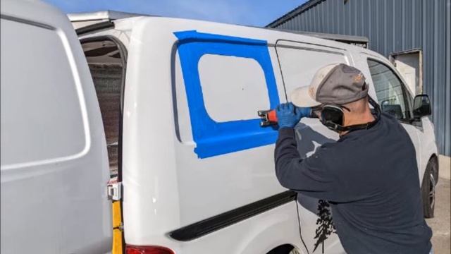 Nissan NV200, Camper Van, RV Window Install смотреть онлайн